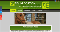 Desktop Screenshot of equilocation.com