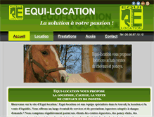 Tablet Screenshot of equilocation.com